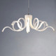 Twisted Design Dimmable LED Pendant Light In White 42W Twisted Design Dimmable LED Pendant Light In White 42W